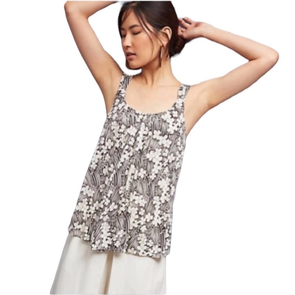 NWT Anthropologie Vanessa Virginia Knotted Scoop Tank